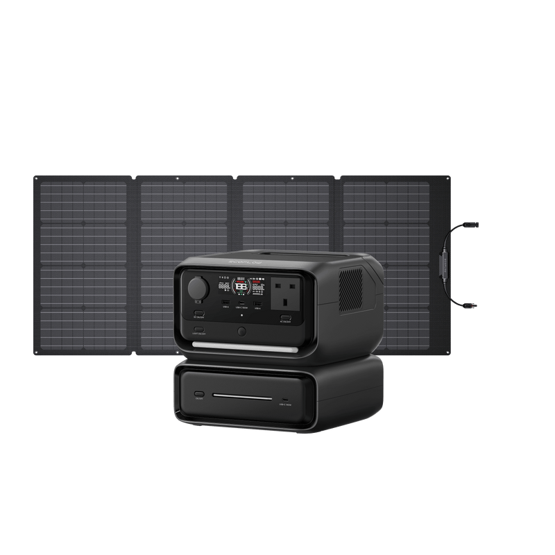 Load image into Gallery viewer, EcoFlow RIVER 3 Plus Solar Generator (PV 60W) RIVER 3 Max / 160W Portable Solar Panel