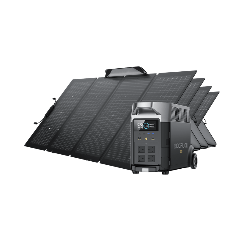 Load image into Gallery viewer, EcoFlow DELTA Pro + 220W Portable Solar Panel 4