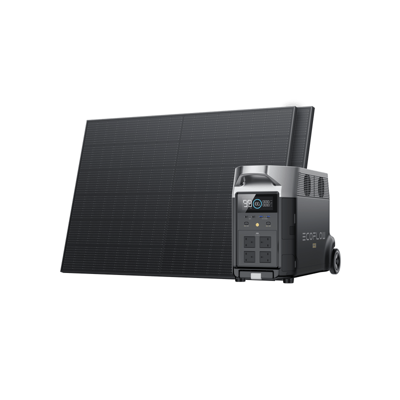 Load image into Gallery viewer, EcoFlow DELTA Pro + 400W Rigid Solar Panel 2 / Without Extra Battery