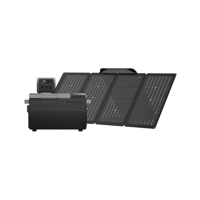 EcoFlow GLACIER + RIVER 2 Pro + 220W Biaficial Solar Panel GLACIER + RIVER 2 Pro + 220w