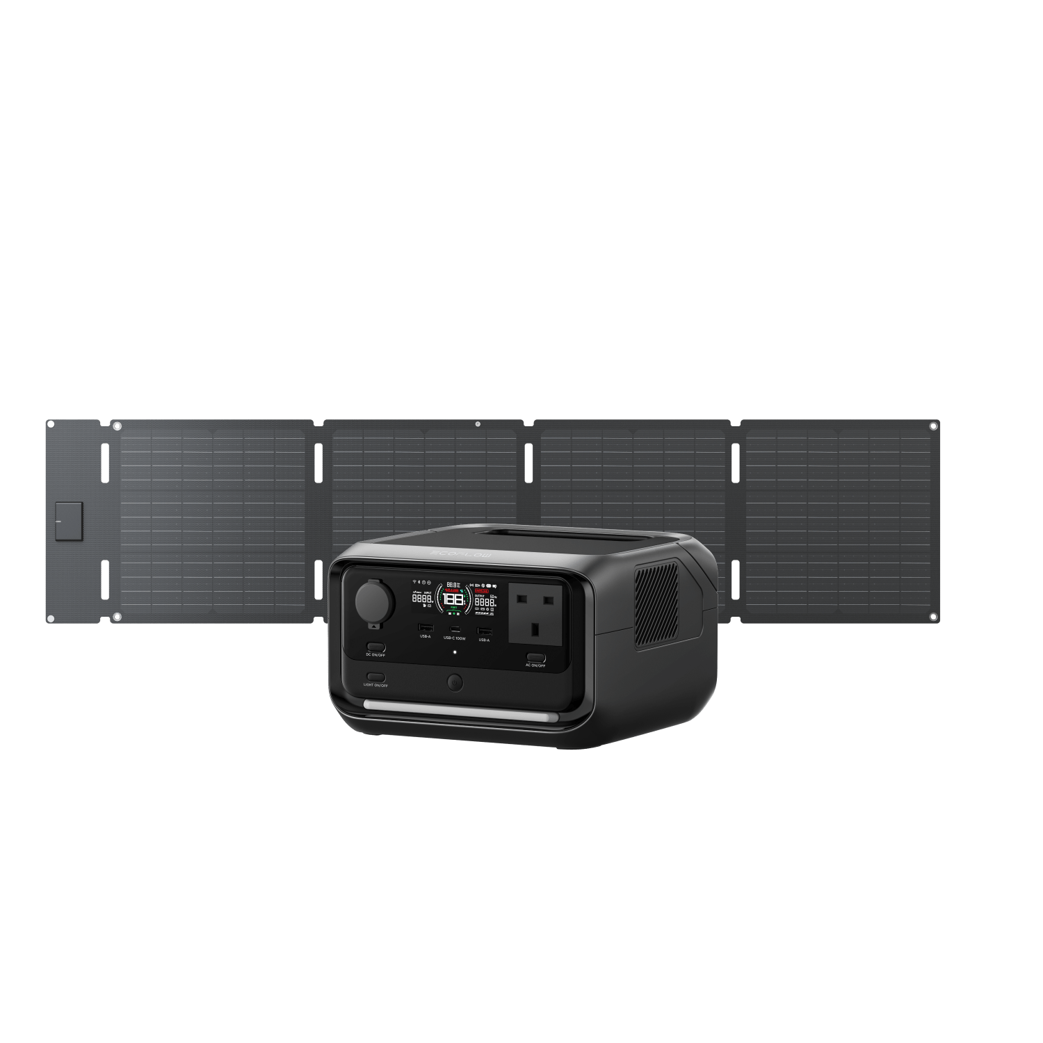 EcoFlow RIVER 3 Plus Portable Power Station RIVER 3 Plus + 60W Solar Panel (Type-C)