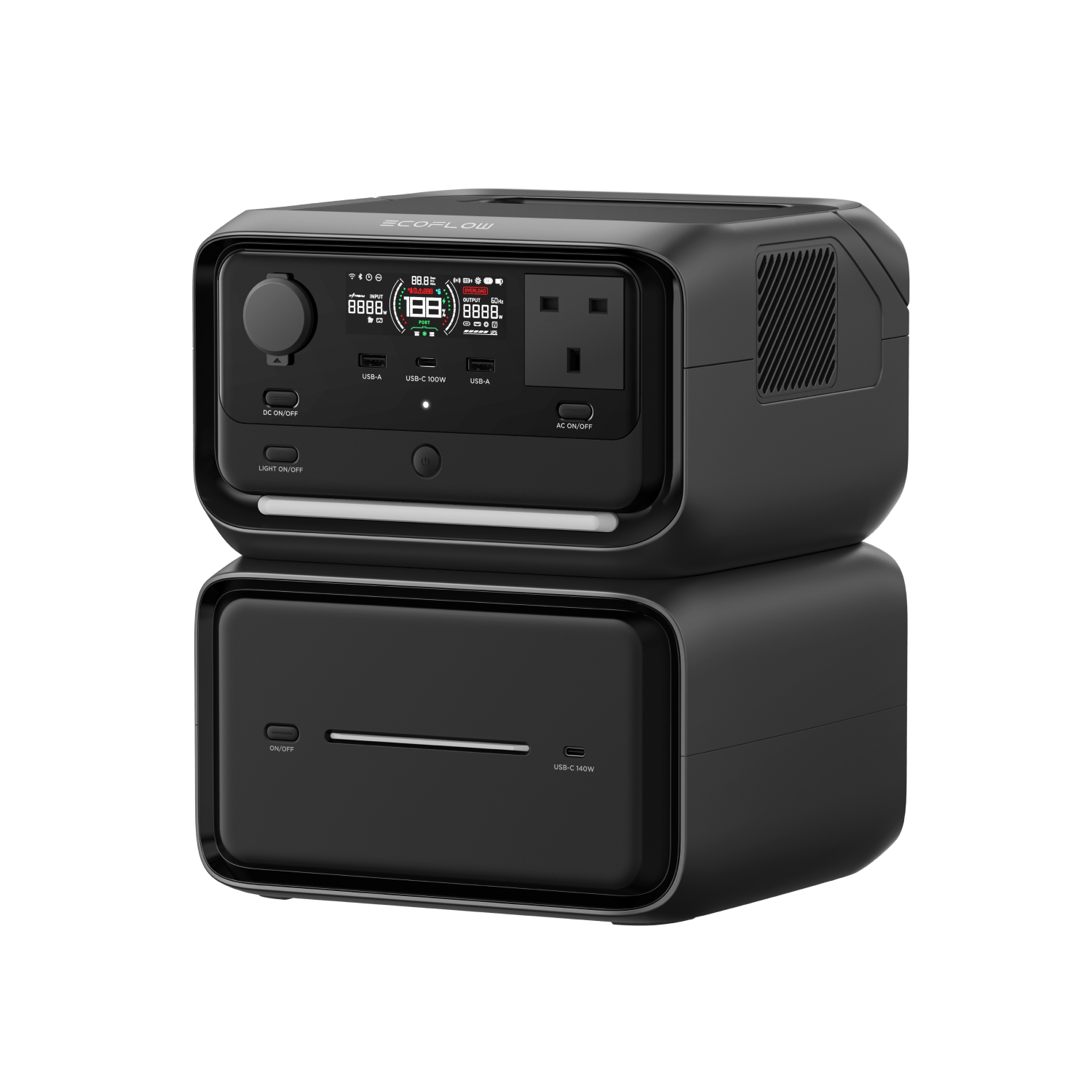 EcoFlow RIVER 3 Plus Portable Power Station RIVER 3 Max Plus (RIVER 3 Plus + Extra Battery 600)